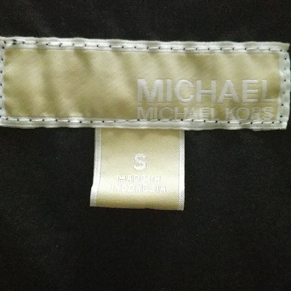 Black button long sleeve Michael kors dress - Picture 3 of 4